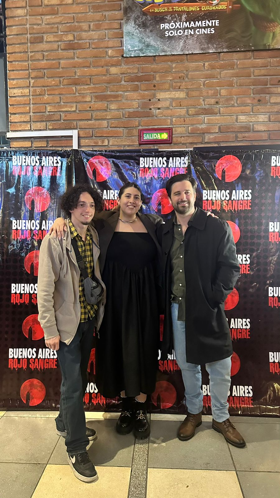 Matías Virasoro Guerrero, Denise García y Santiago Westberg en Festival Rojo Sangre