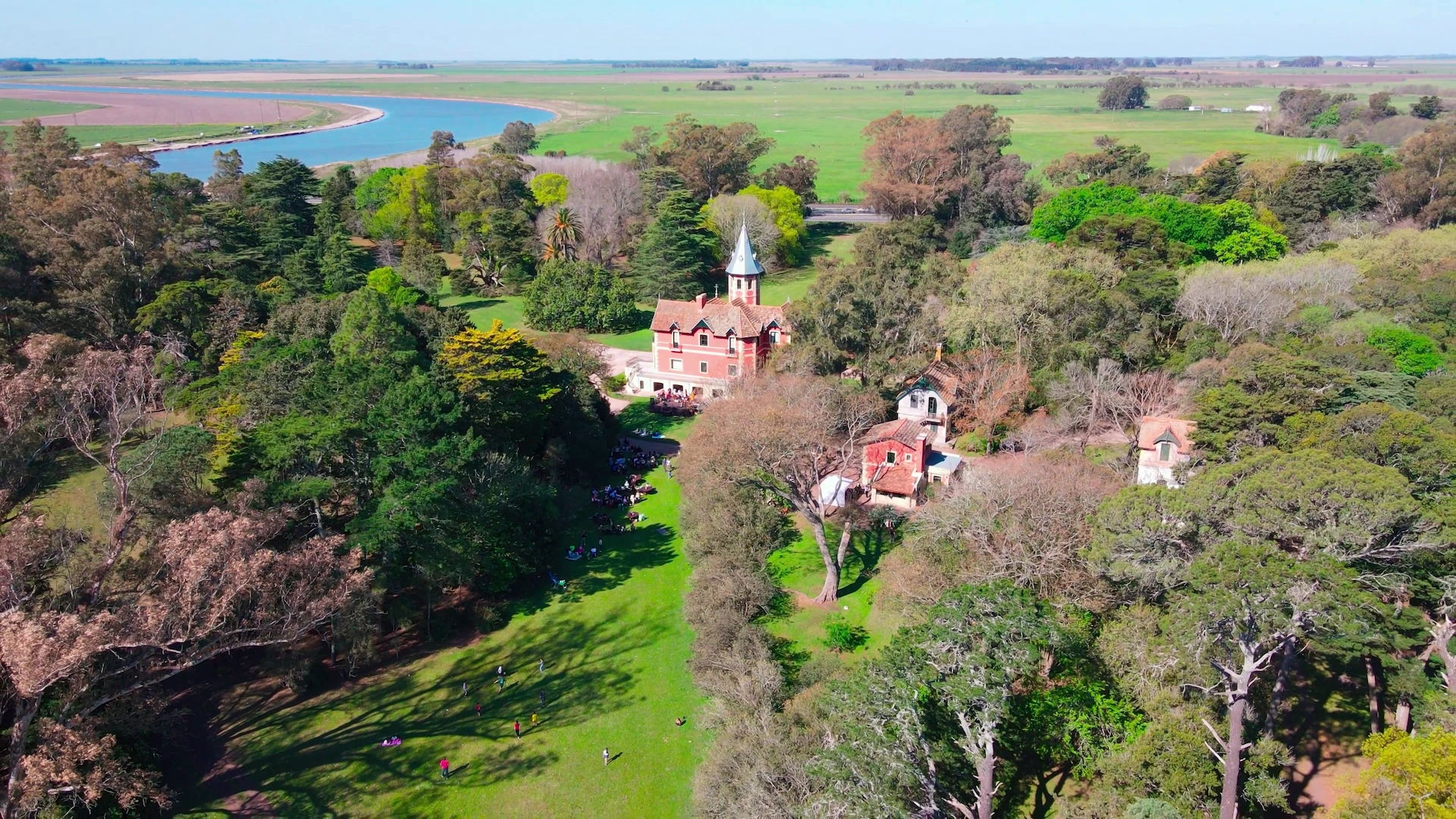 Estancia La Raquel desde dron