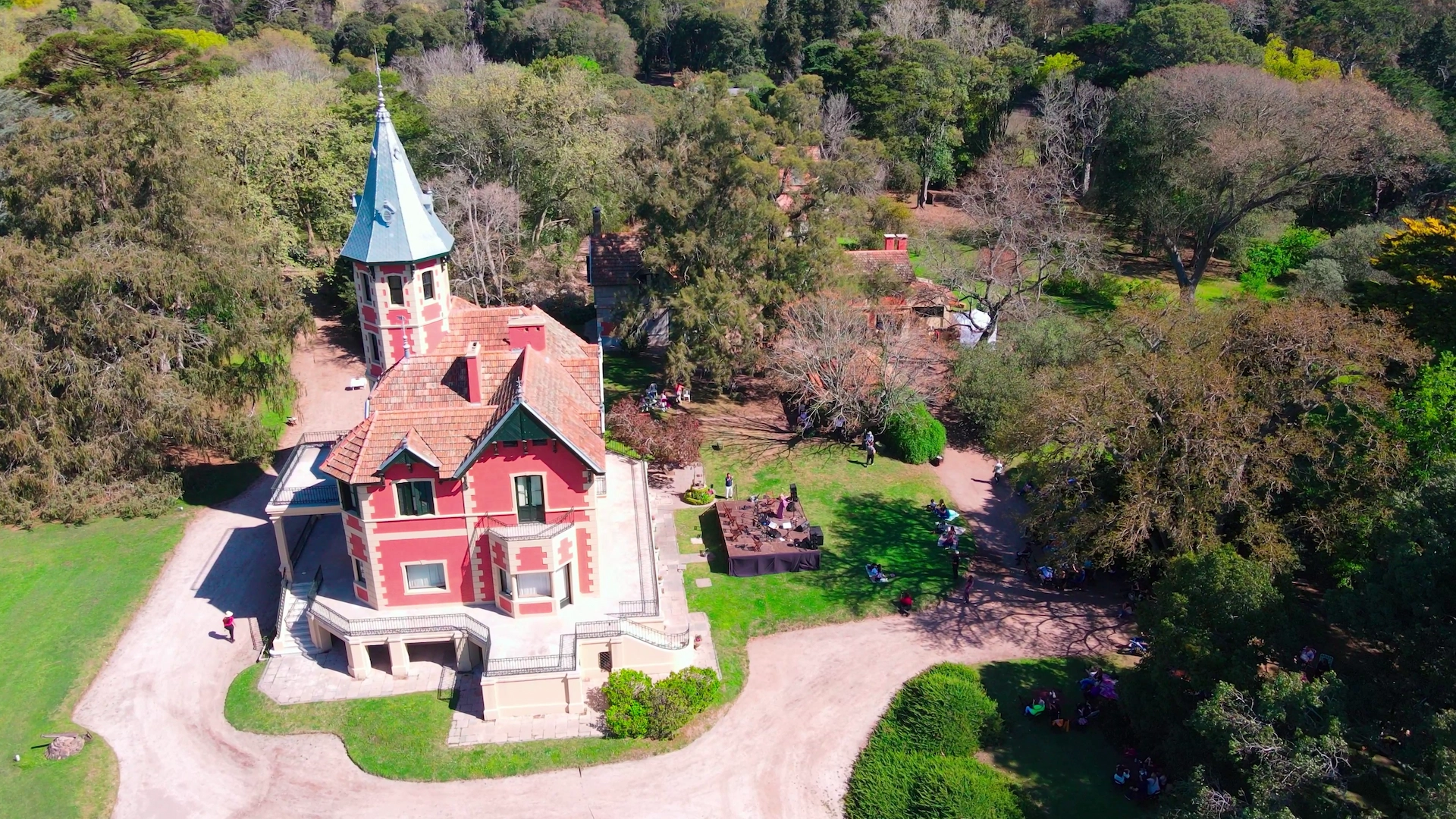 Estancia La Raquel desde dron