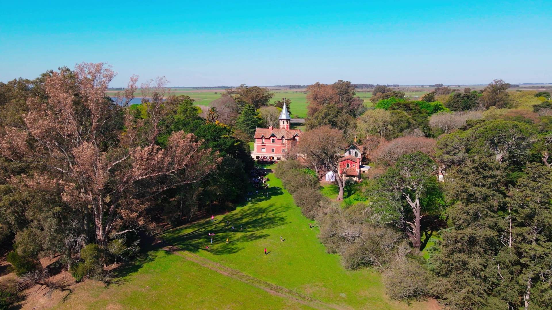 Estancia La Raquel desde dron